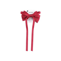 Casual Burgundy Neck Bow Tie
