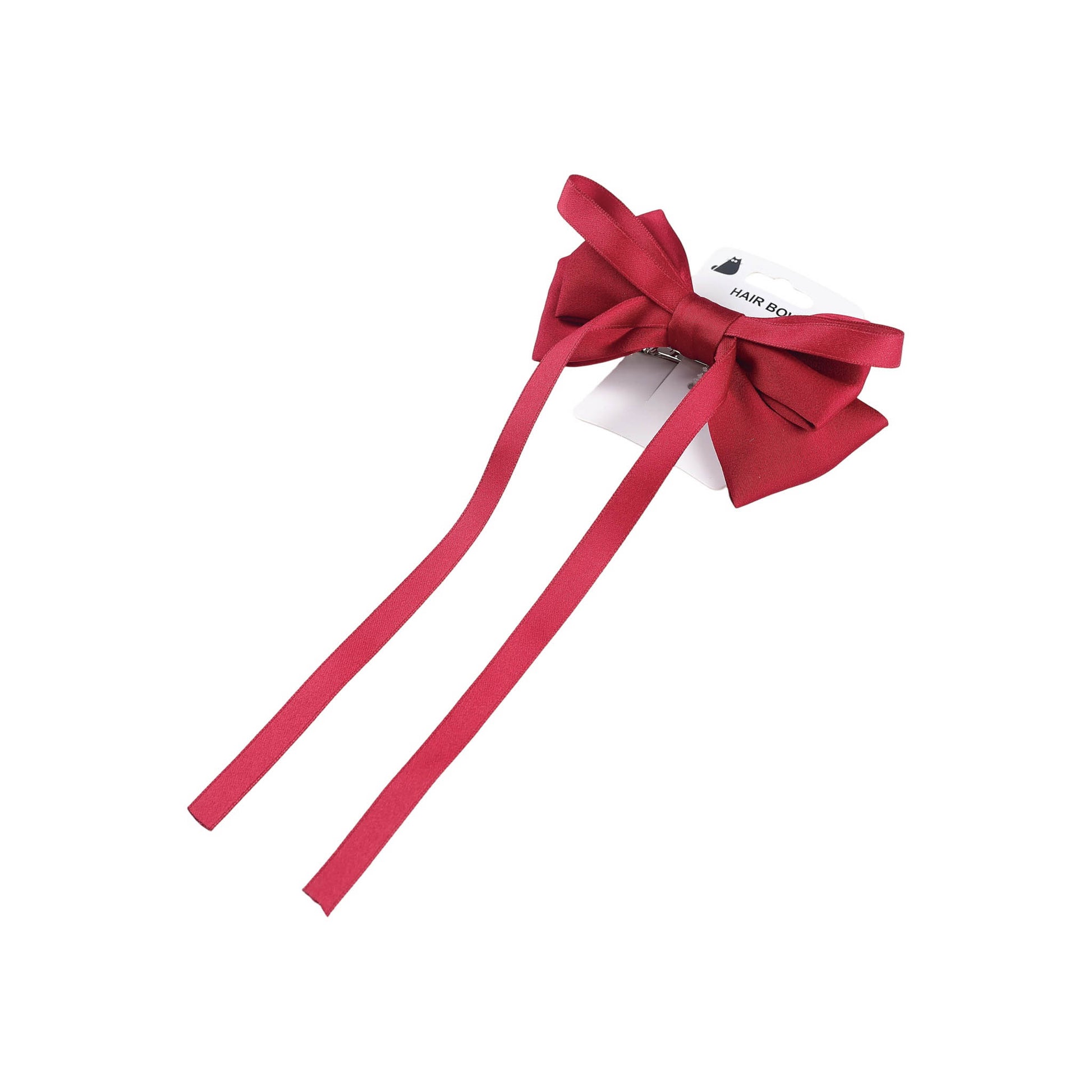 Casual Burgundy Neck Bow Tie