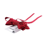 Casual Burgundy Neck Bow Tie