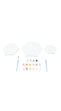 Hexagon Paint by Numbers Kit - MIDI