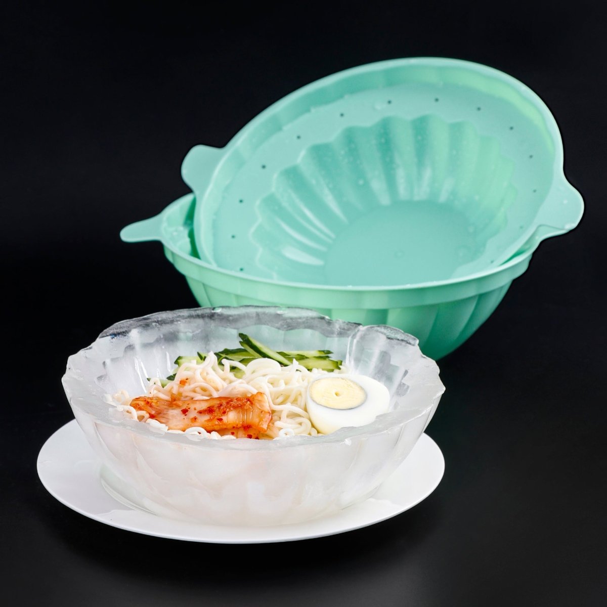 Ice Bowl with Fork - Elegant Serving - MIDI