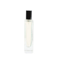 Clear women’s perfume bottle with black spray cap, 25 ml