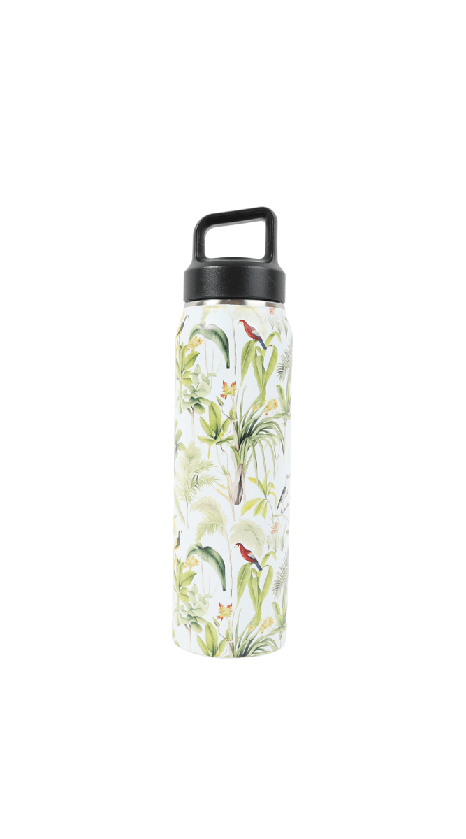 Insulated Water Bottle - Tropical Design - MIDI