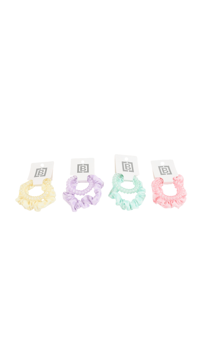 Soft Fabric Elastic Hair Ties in Multiple Colors 1