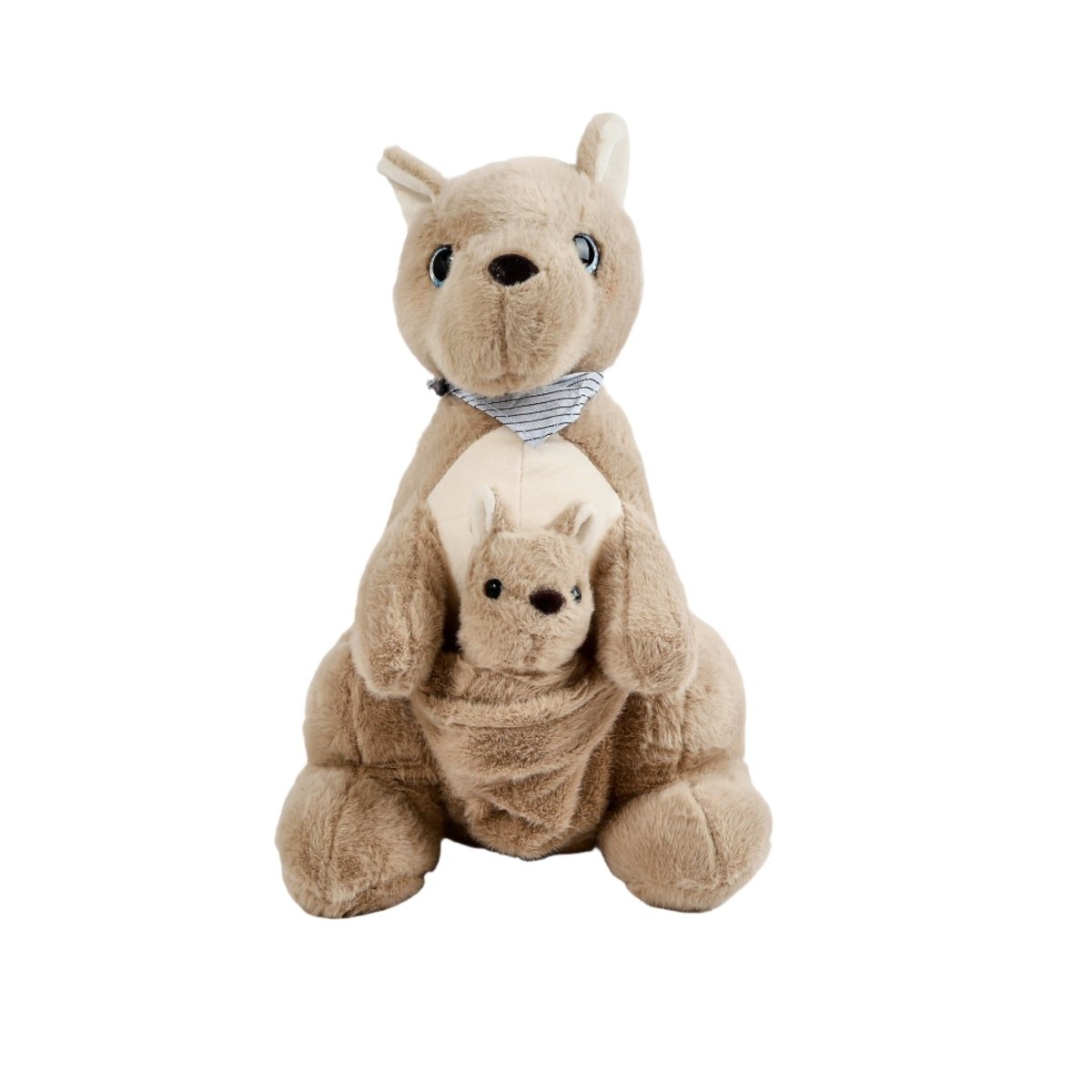 Kangaroo Plush Toy with Joey - Adorable Gift - MIDI