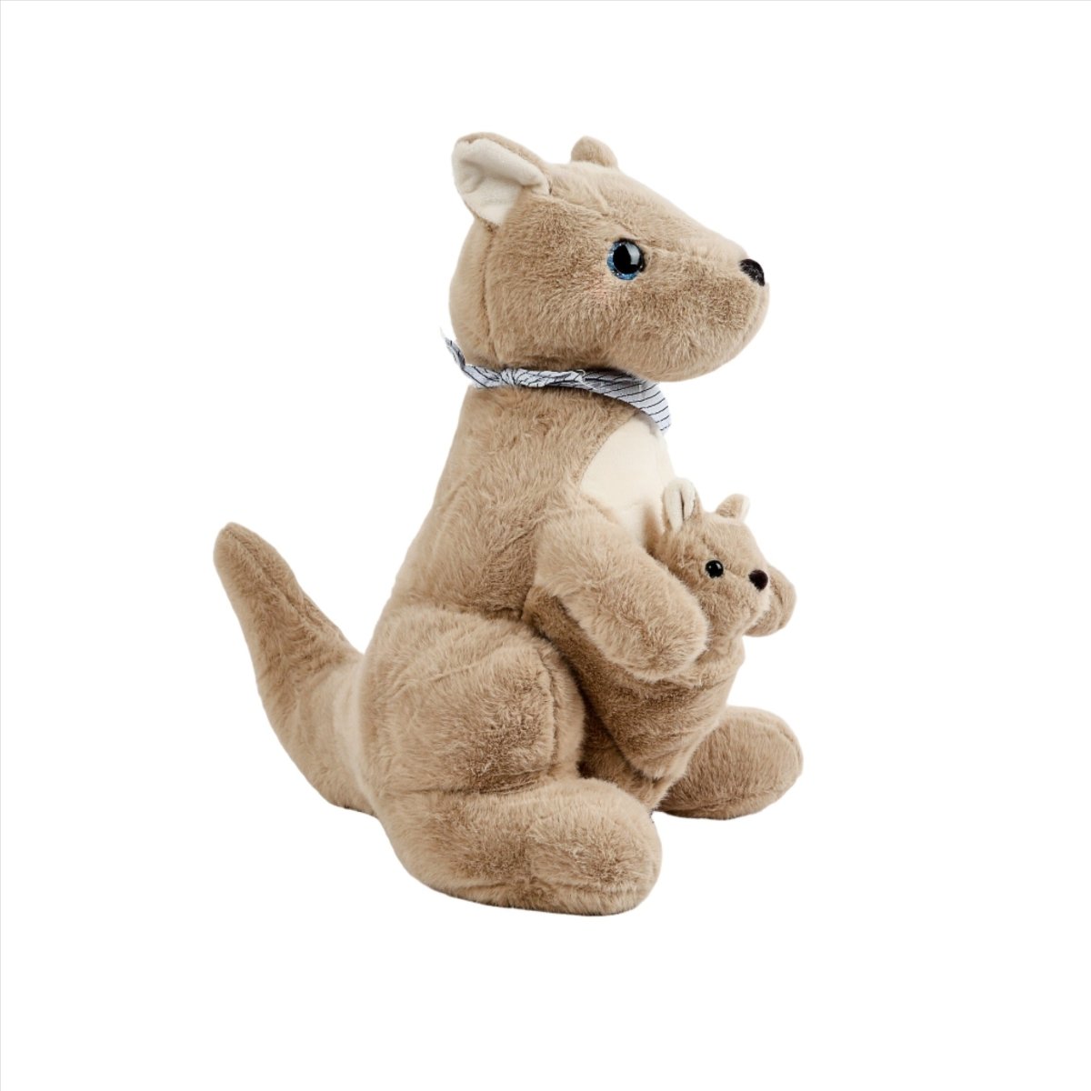 Kangaroo Plush Toy with Joey - Adorable Gift - MIDI