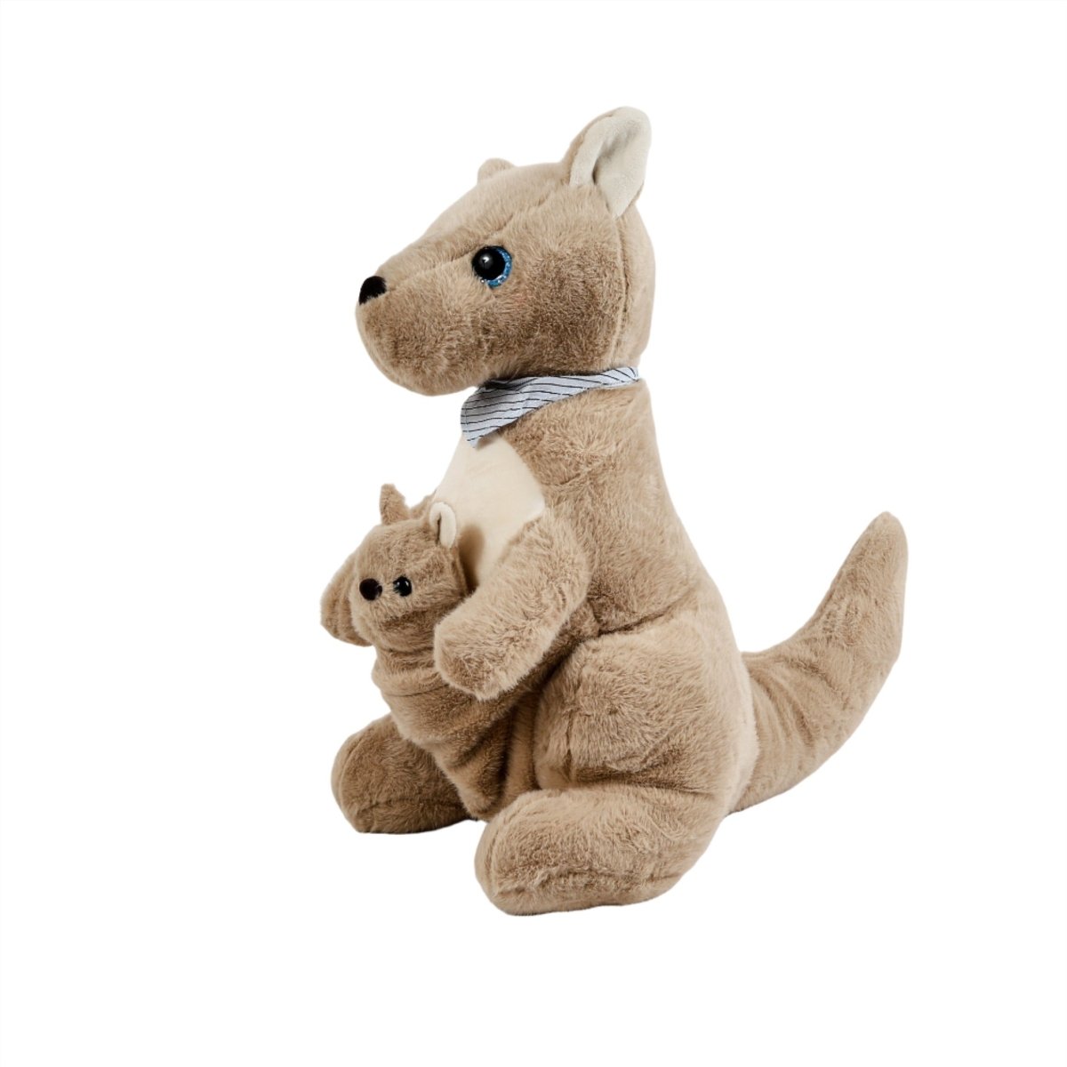 Kangaroo Plush Toy with Joey - Adorable Gift - MIDI