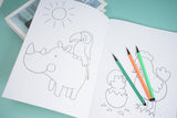 Kids Coloring Book - Cute Animal Designs - MIDI