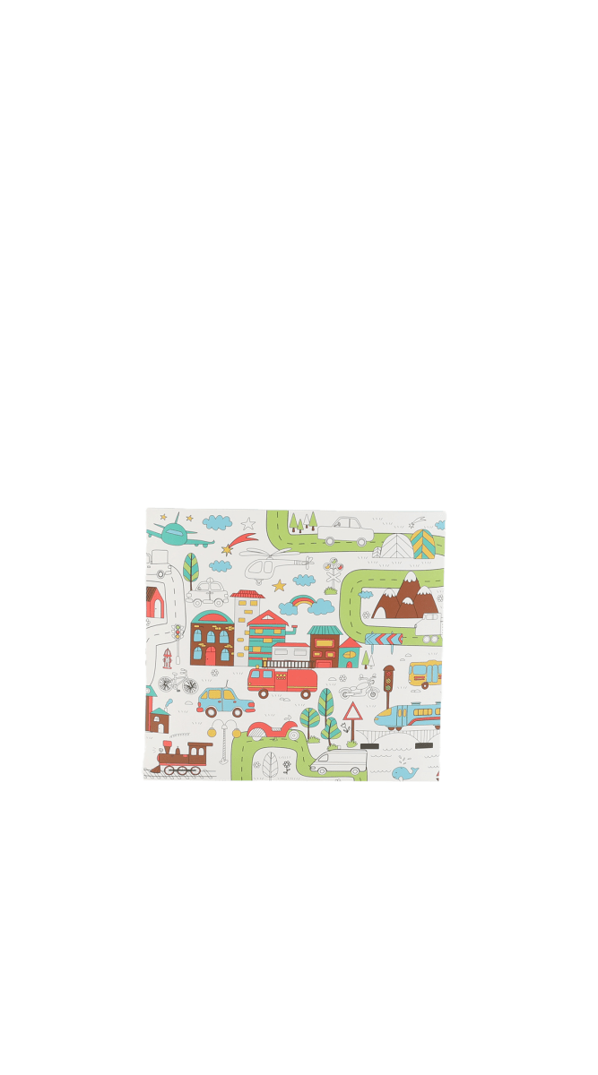 Kids Coloring Poster - City Fun - MIDI