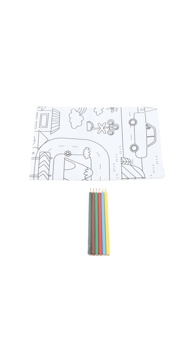 Kids Coloring Poster - City Fun - MIDI