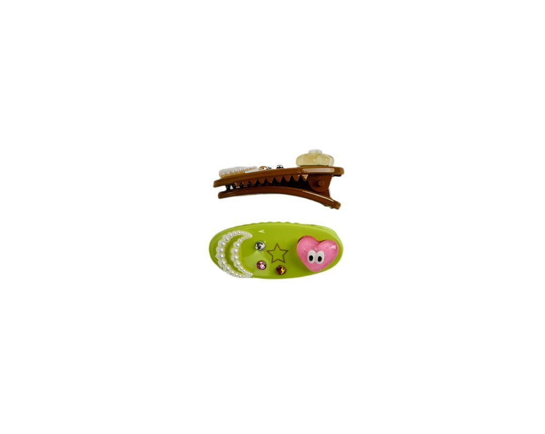 Colorful Hair Clips with Playful Designs 2