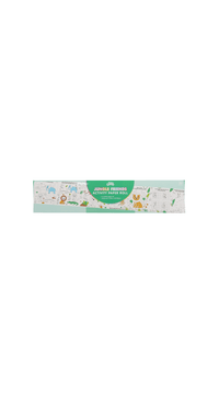 Magic Friends activity paper roll, long green strip with instruction panel