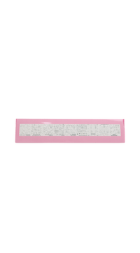 Magic Friends activity paper roll, pink strip with white writing band