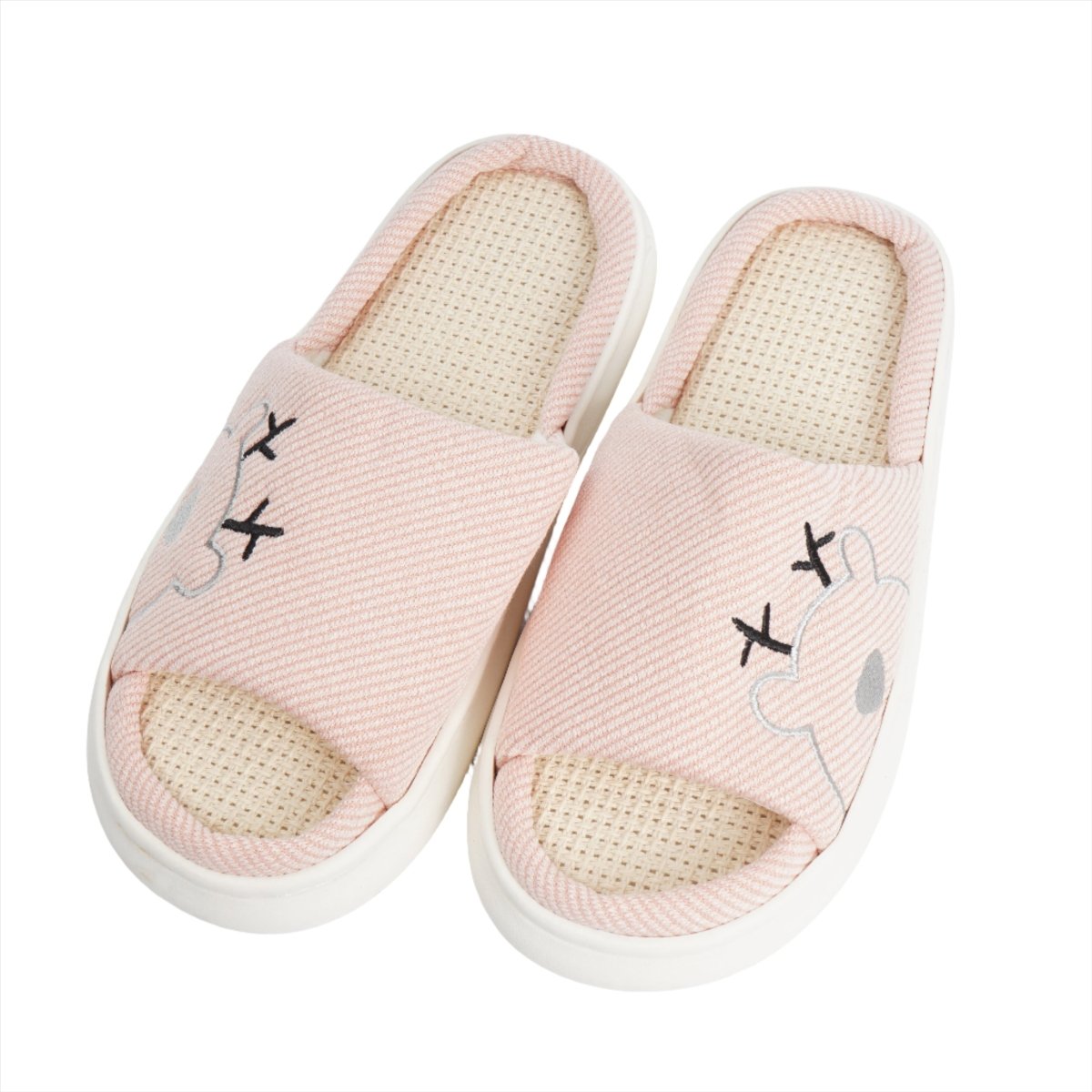Kids' Pink Bear Slippers - MIDI