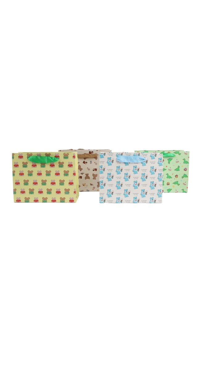 Kids' Printed Paper Gift Bags - MIDI