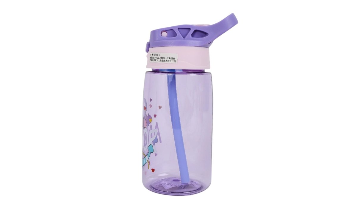 Kids Plastic Water Bottle 480ml Cartoon Design 5