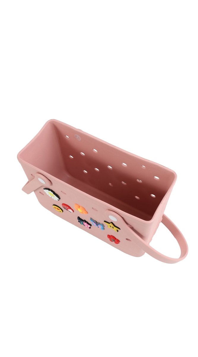 Kids' Silicone Handbag with Charms - MIDI