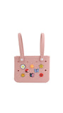 Kids' Silicone Handbag with Charms - MIDI