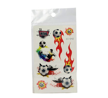 Kids Soccer Temporary Tattoos - MIDI