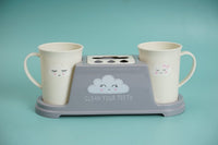 Kids Toothbrush Holder with Cups - MIDI