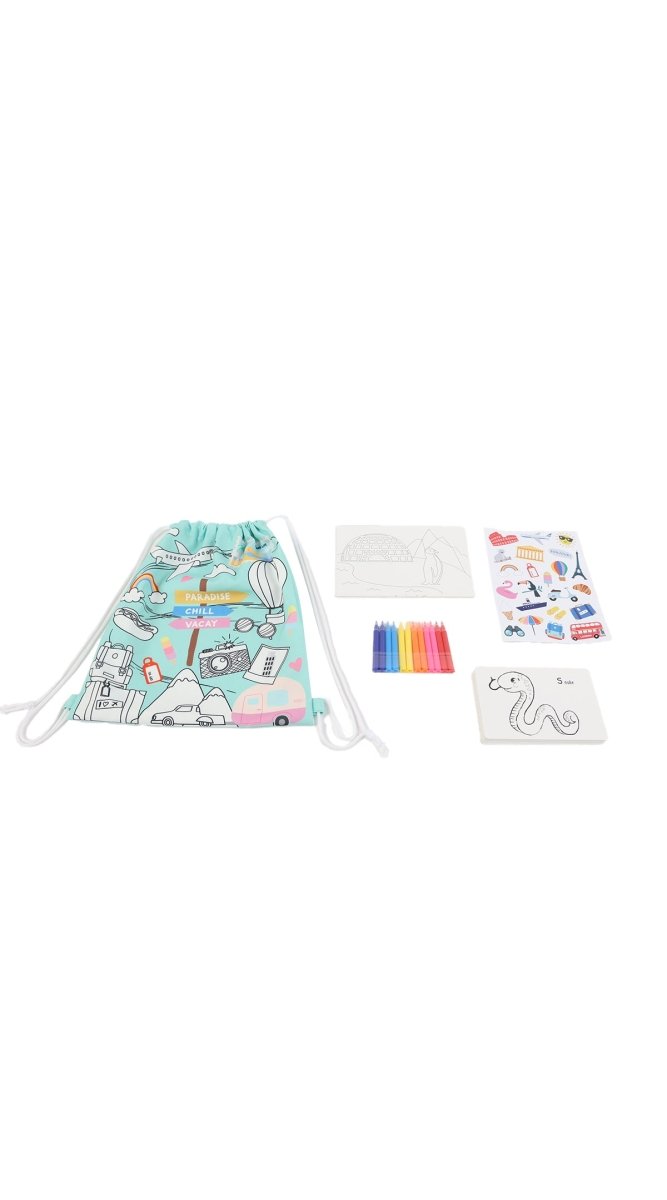 Kids Travel Bag with Coloring Set - MIDI