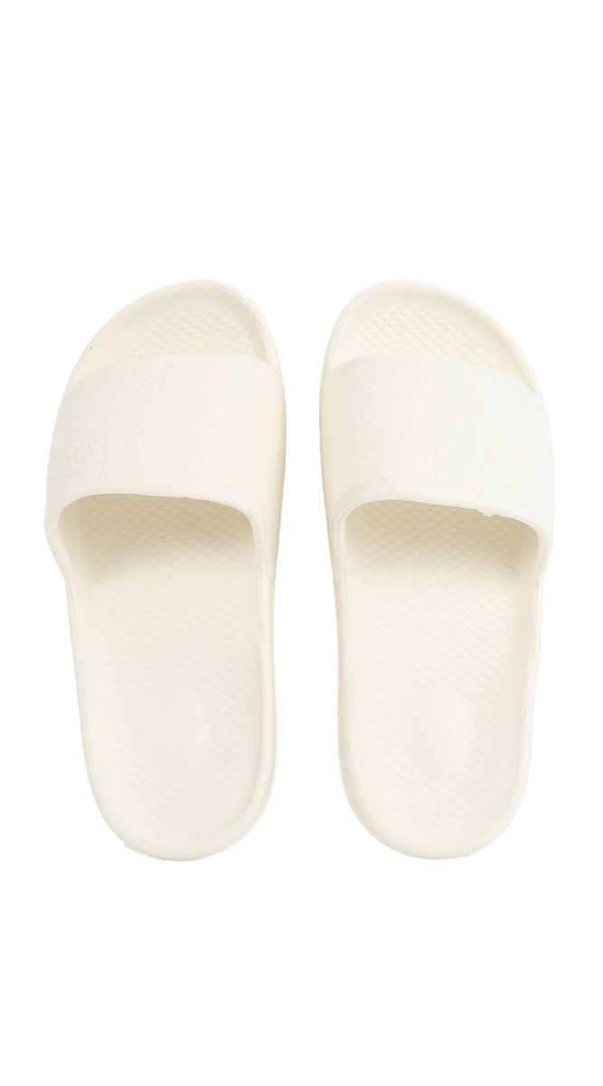 Kids' White Soft Slides - MIDI