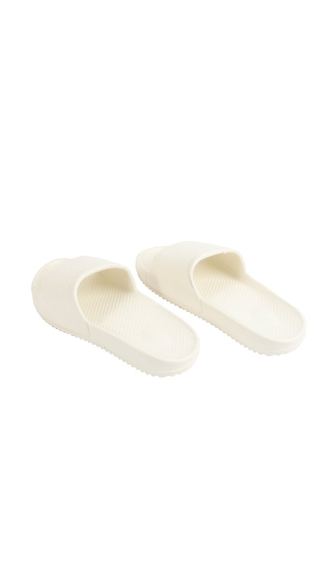 Kids' White Soft Slides - MIDI
