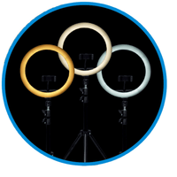 LED Ring Light with Tripod Stand - MIDI