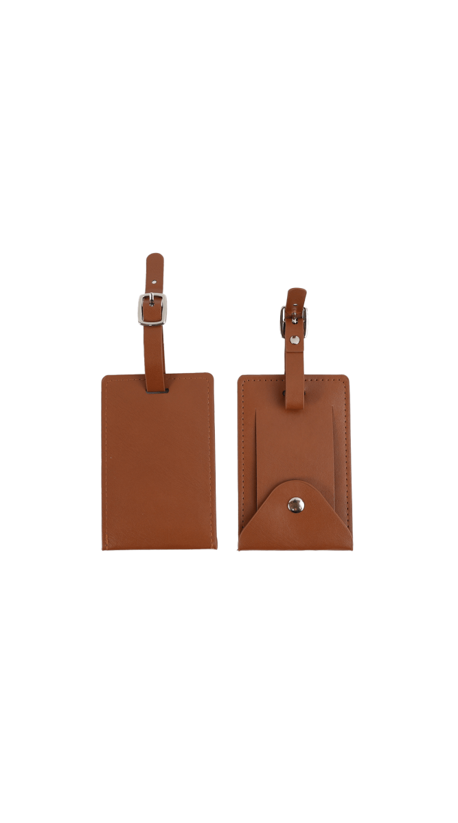 Luxury Leather Luggage Tags - MIDI