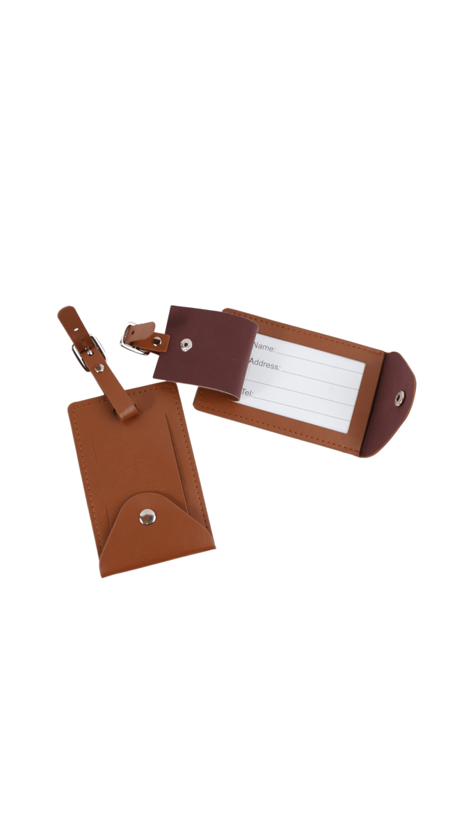 Luxury Leather Luggage Tags - MIDI