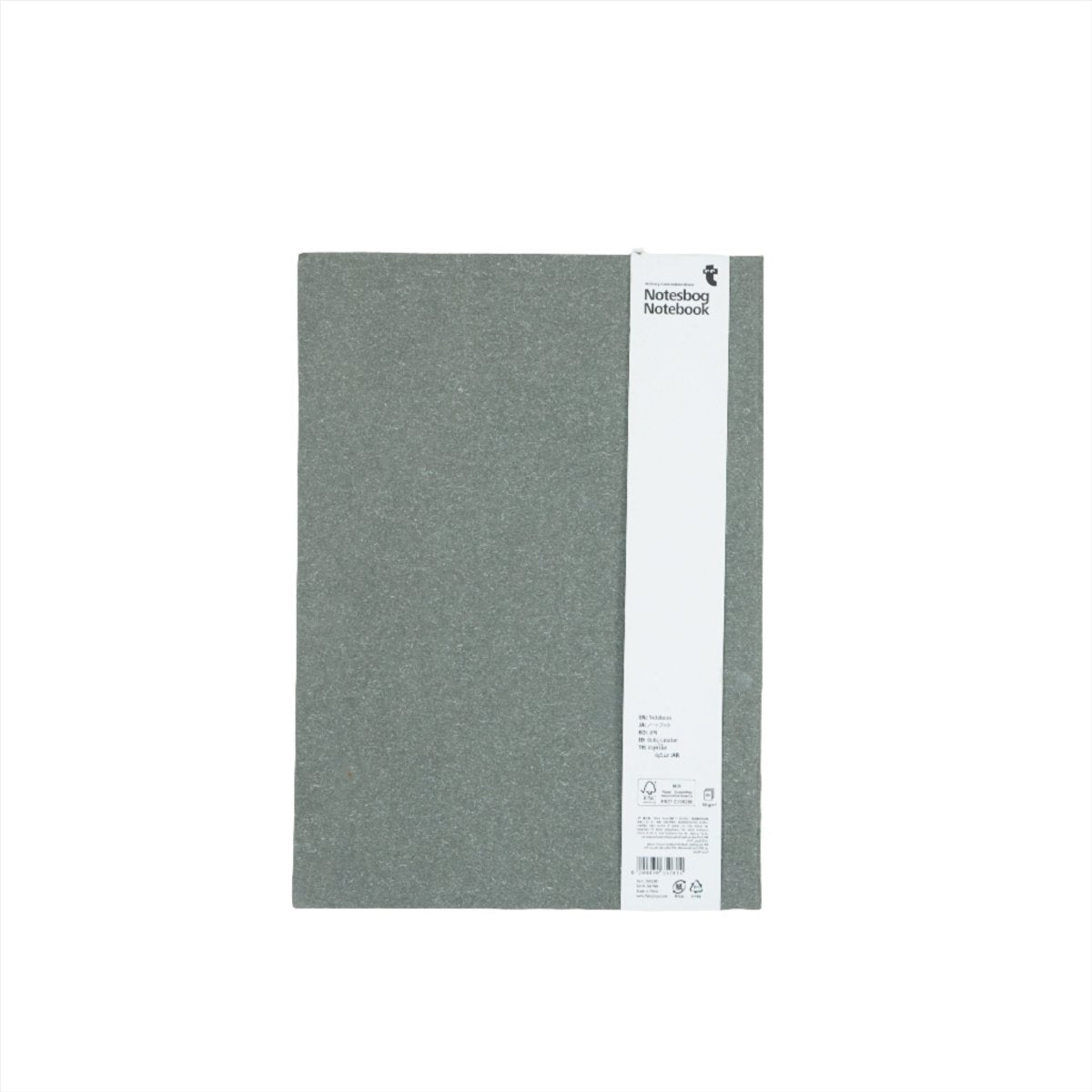 Luxury Notebook - Grey Cover - MIDI