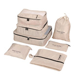 Luxury Travel Packing Cubes - 7pcs Set - MIDI