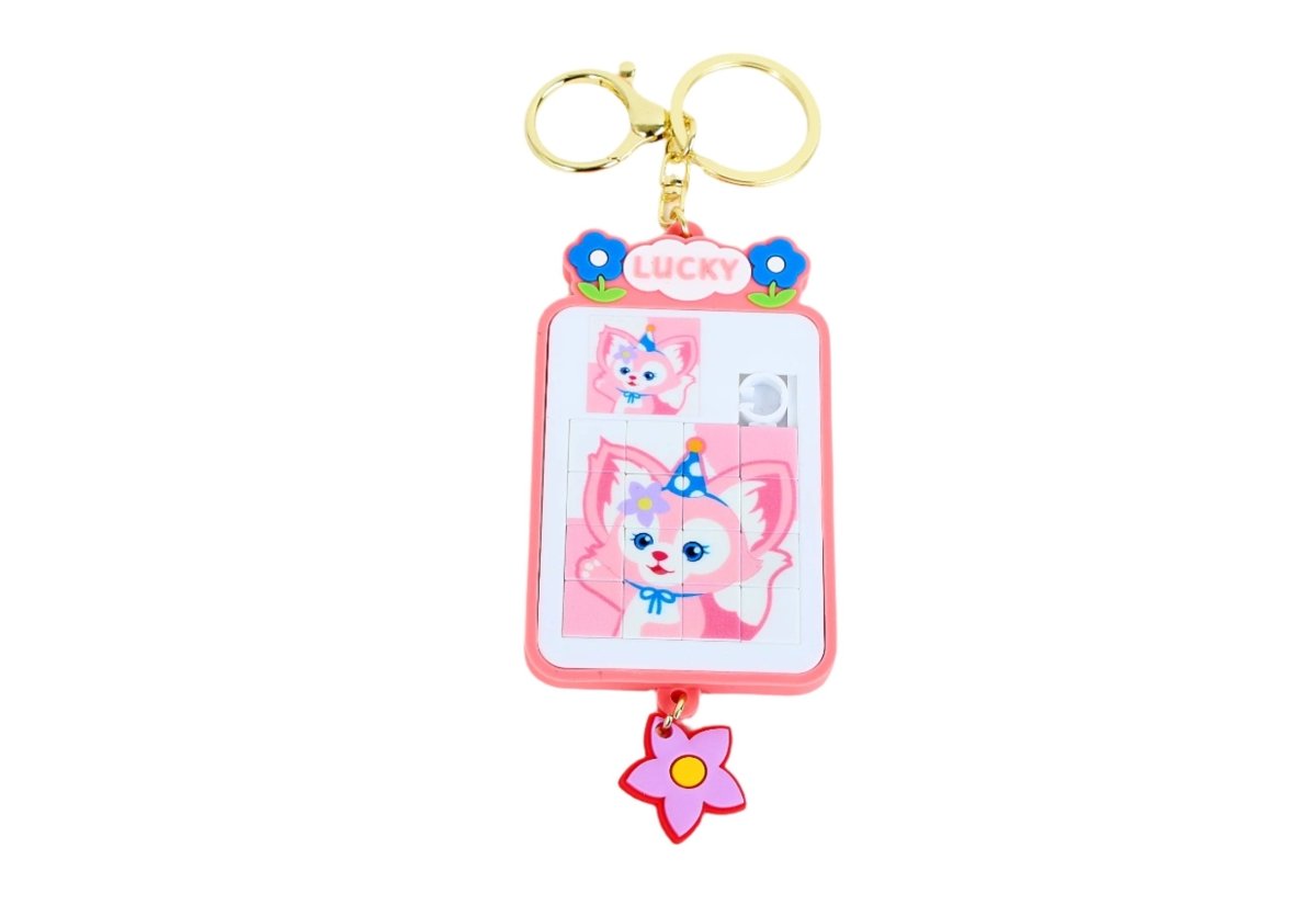 Meimei Cat and Gopher Machine Keychain - MIDI
