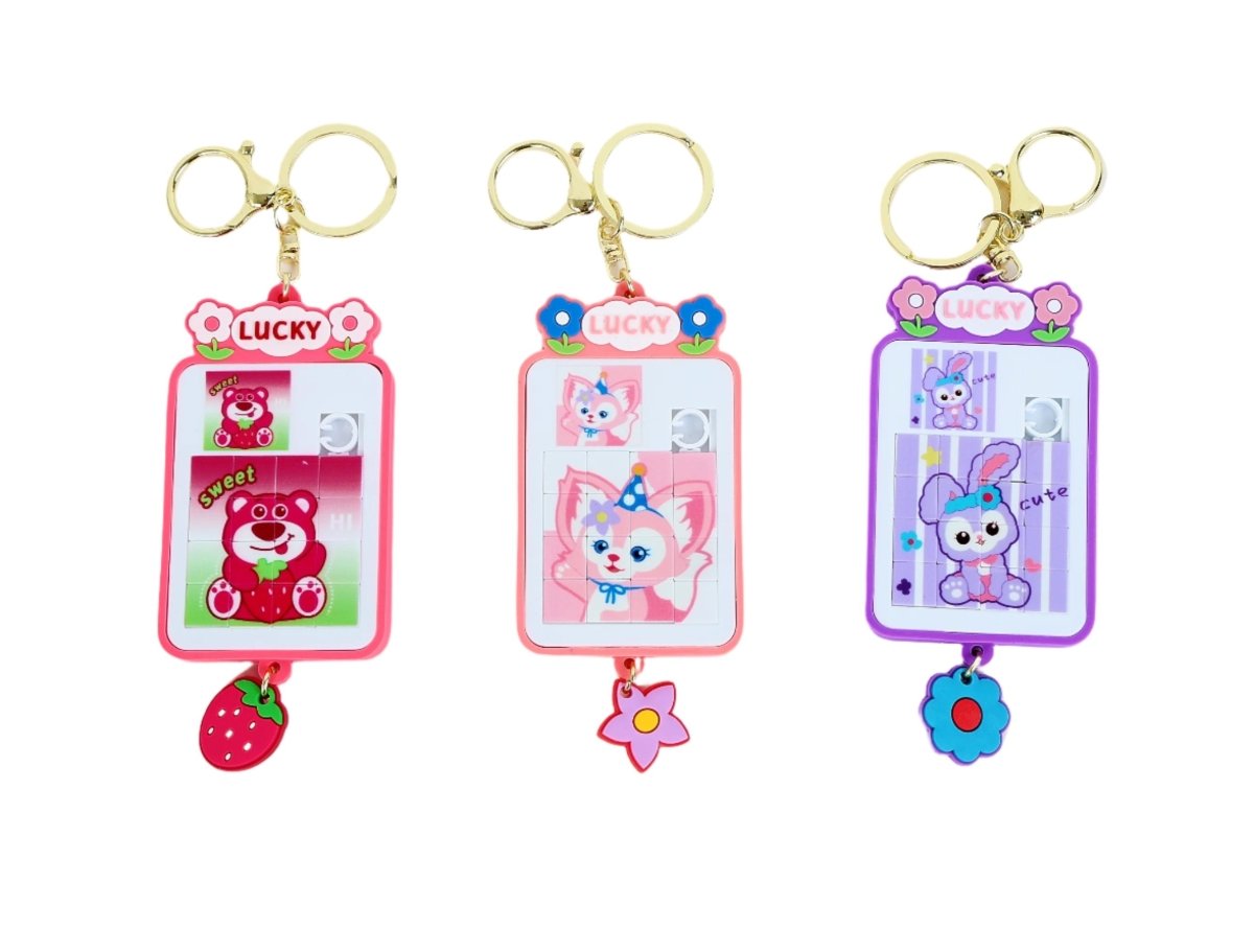 Meimei Cat and Gopher Machine Keychain - MIDI