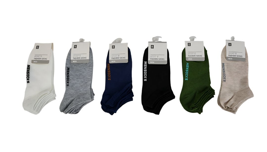 Men's Ankle Socks - 6 Pairs - MIDI