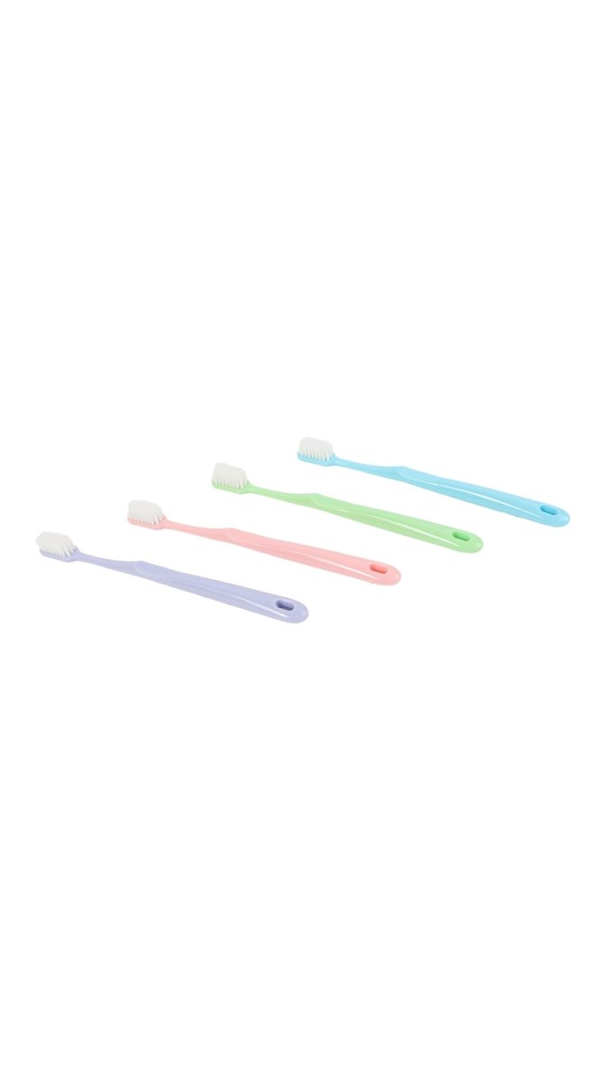 MIDI Toothbrushes (4 Pack) - Pastel Colors - MIDI