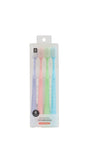 MIDI Toothbrushes (4 Pack) - Pastel Colors - MIDI