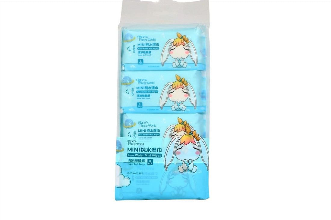 Mini Pure Water Wipes (3 Packs) - MIDI