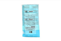 Mini pure water wipes multipack back with barcode and ingredient text, blue pouch