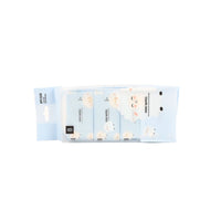 Mini wipes pack, light blue pouch laid flat with cute bear-and-cloud pattern