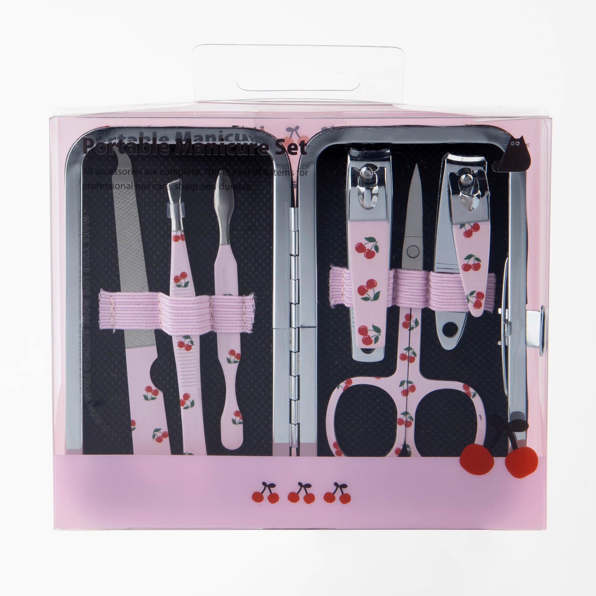 Cherry Design Nail Care Kit 6