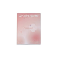 Pink A5 notebook with pastel matte rubber cover, Nature’s Palette heart graphic