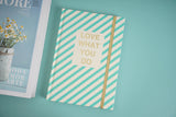 Striped Journal Notebook with Motivational Cover 1