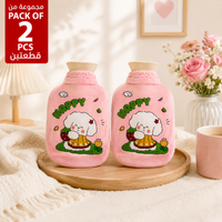 Pack of 2 Cute Moment Plush Hot Water Bottles 350 ml lifestyle image