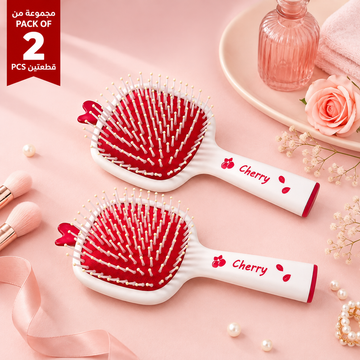 Pack of 2 Hollow Fluffy Air-Cushion Combs