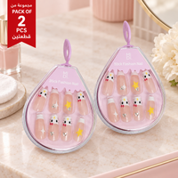 Pack of 2 Stylish Stick-On Fashion Nail Sets lifestyle design