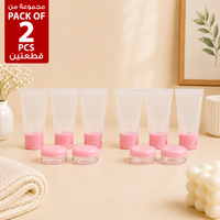 Pack of 2 Travel Squeeze Bottle Sets 5 Pcs Each lifestyle image