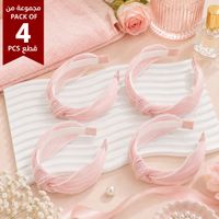 Pack of 4 Pastel Color Hairbands
