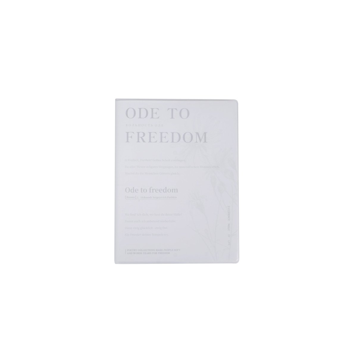 Pastel notes Matte rubber cover book A5/ mixed - MIDI
