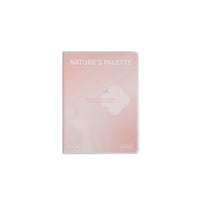 A6 rubber-covered notebook with matte finish, soft pink cover with cloud and star motif
